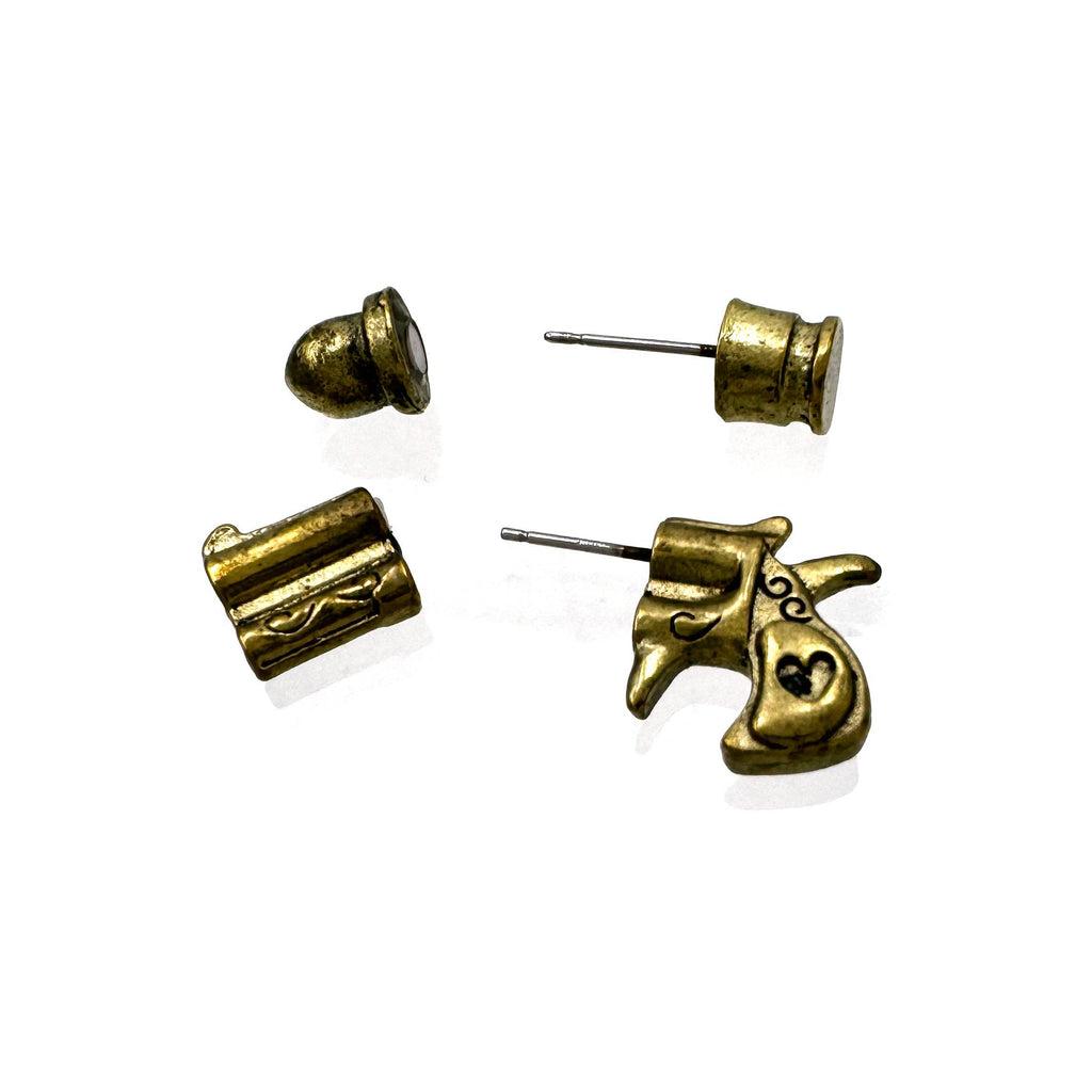 Outlaw Stud Earrings - Gold