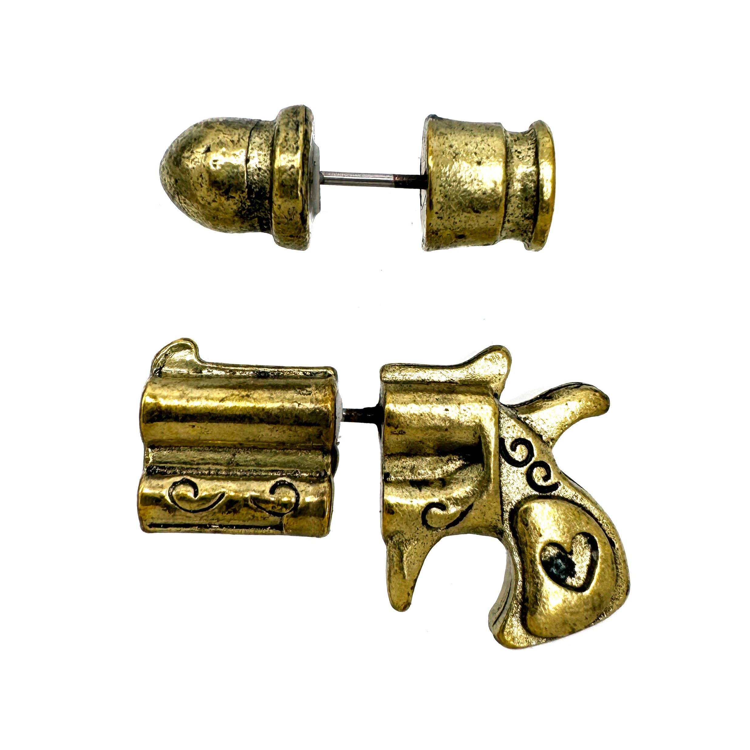 Outlaw Stud Earrings - Gold