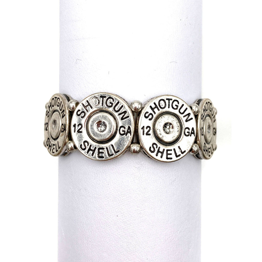 Frontier Shotgun Shell Bracelet - Silver