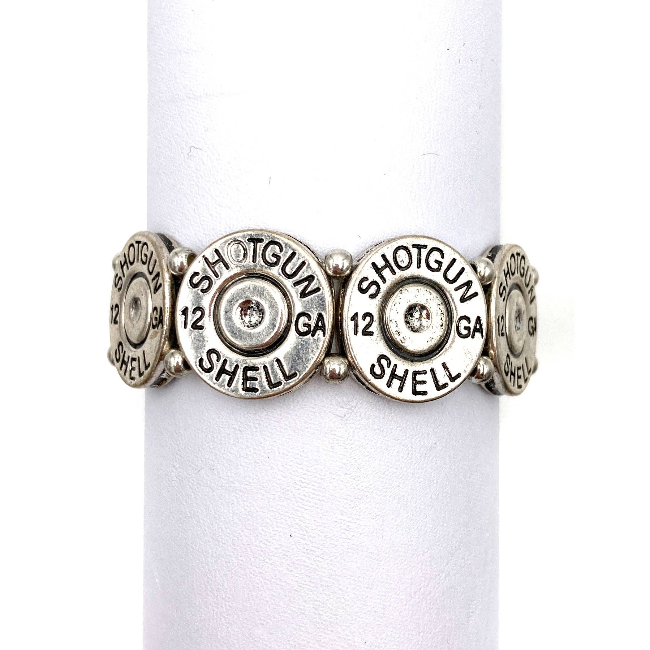 Frontier Shotgun Shell Bracelet - Silver