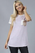 Faith Sequin Stripe Top