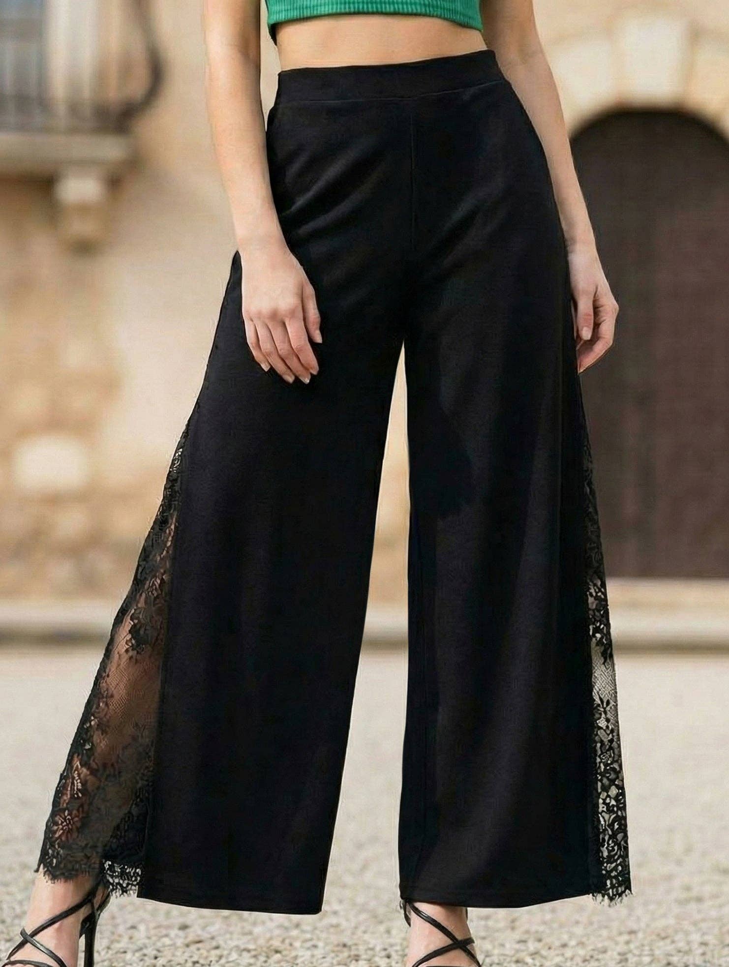 Midnight Lace Pants