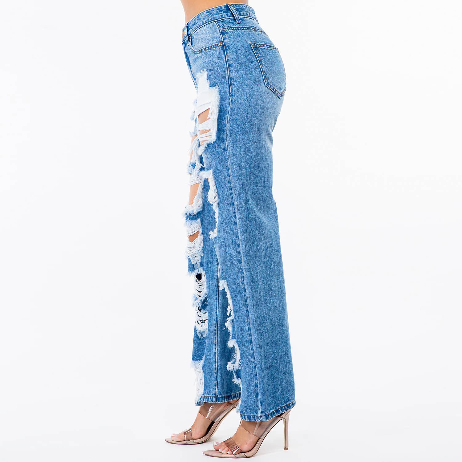 Harlow Cut-Out Wide Jean
