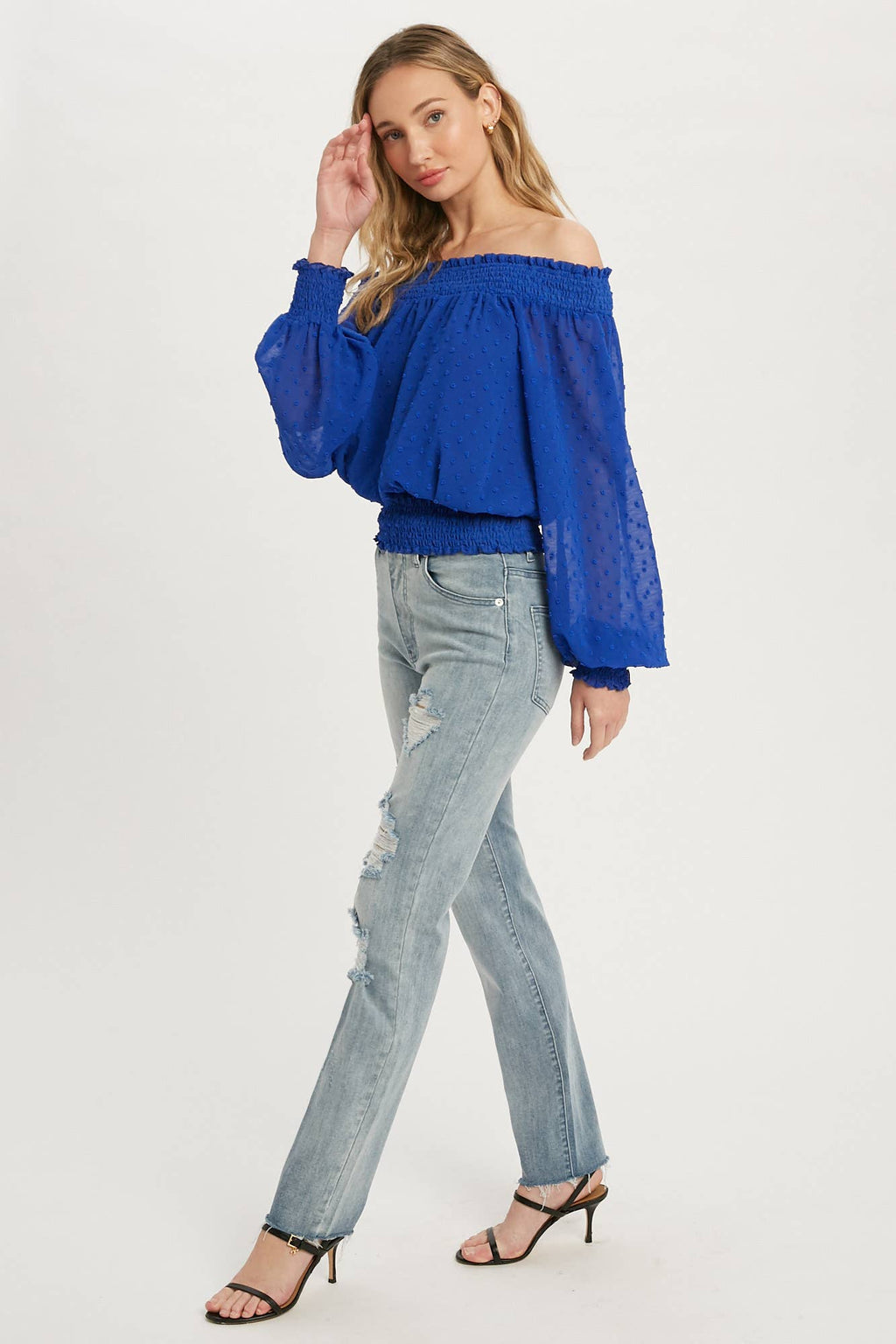 Distressed Straight Jean