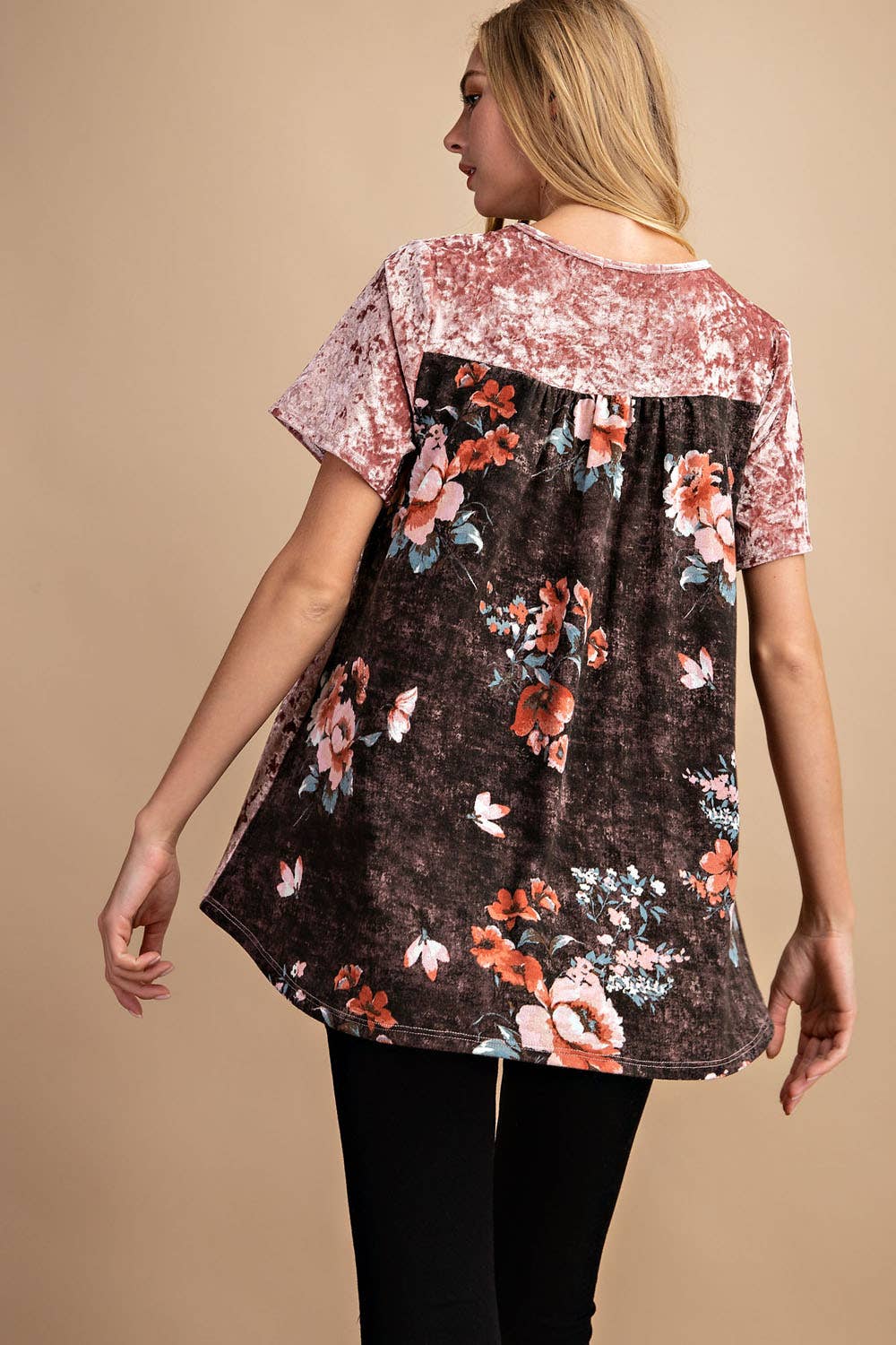 Velvet Garden Floral Top