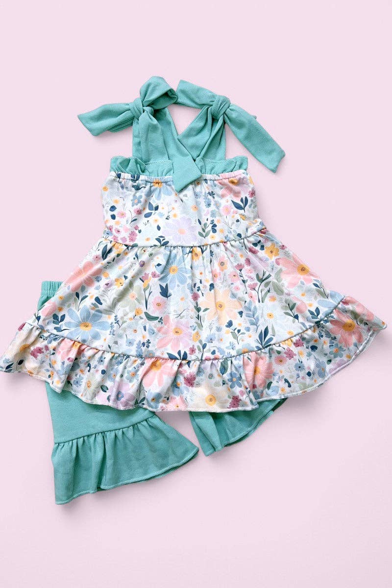 Petal Ruffle Tunic & Shorts Set