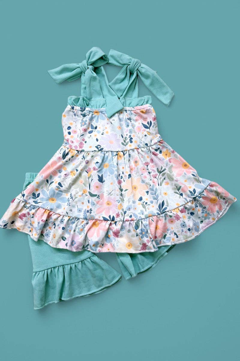 Petal Ruffle Tunic & Shorts Set