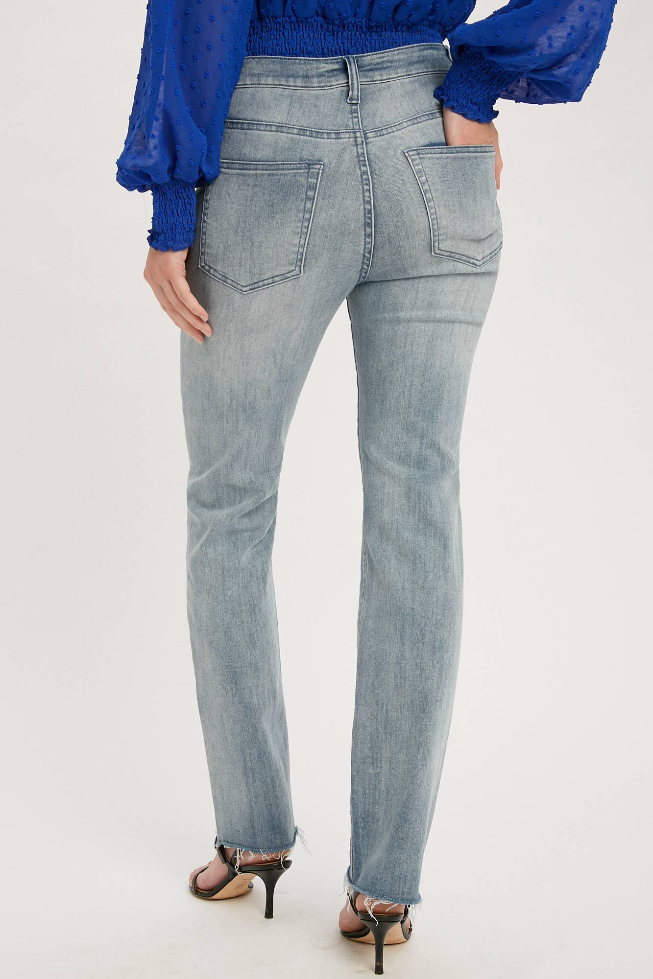 Distressed Straight Jean