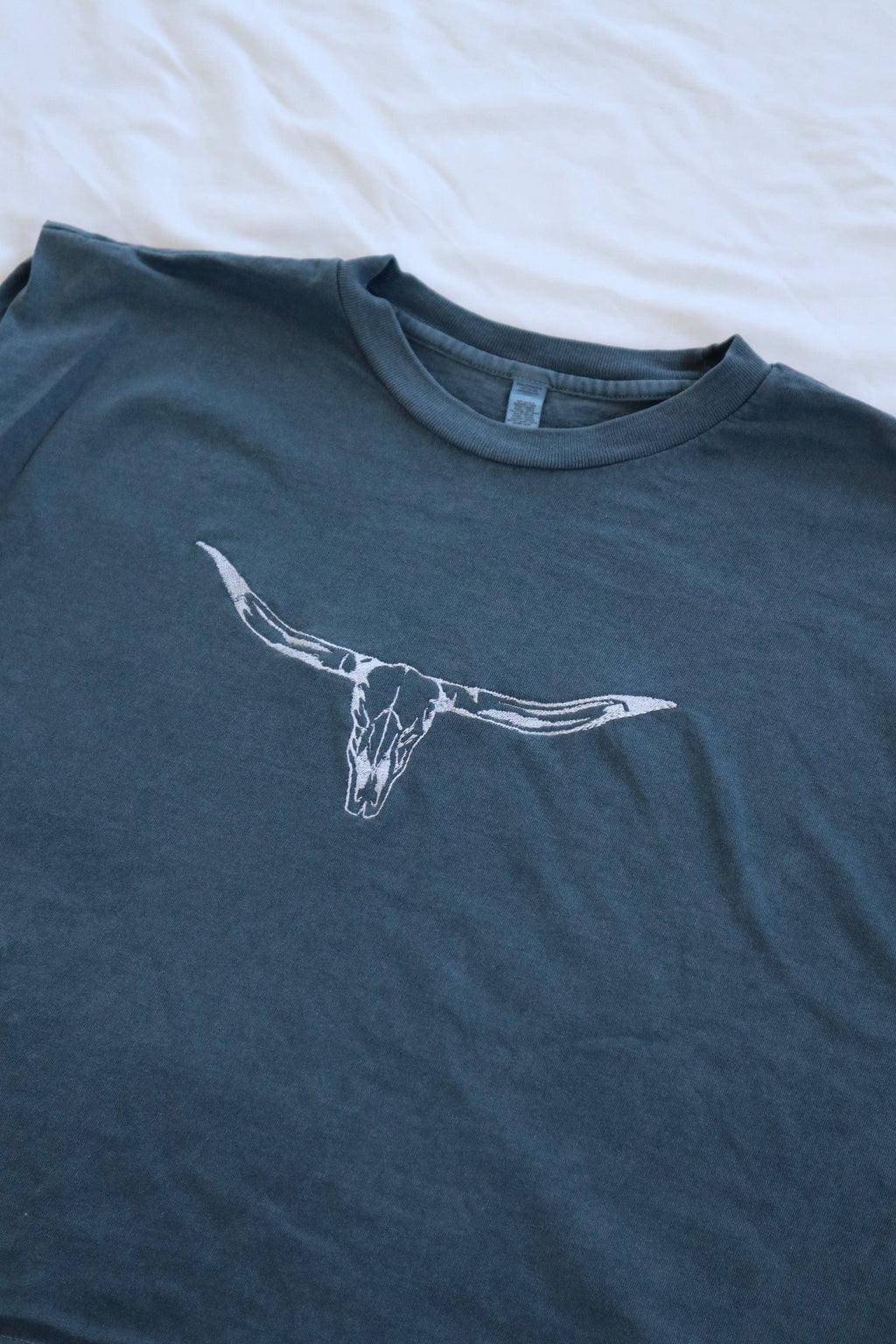 Longhorn Cropped Muscle Tee