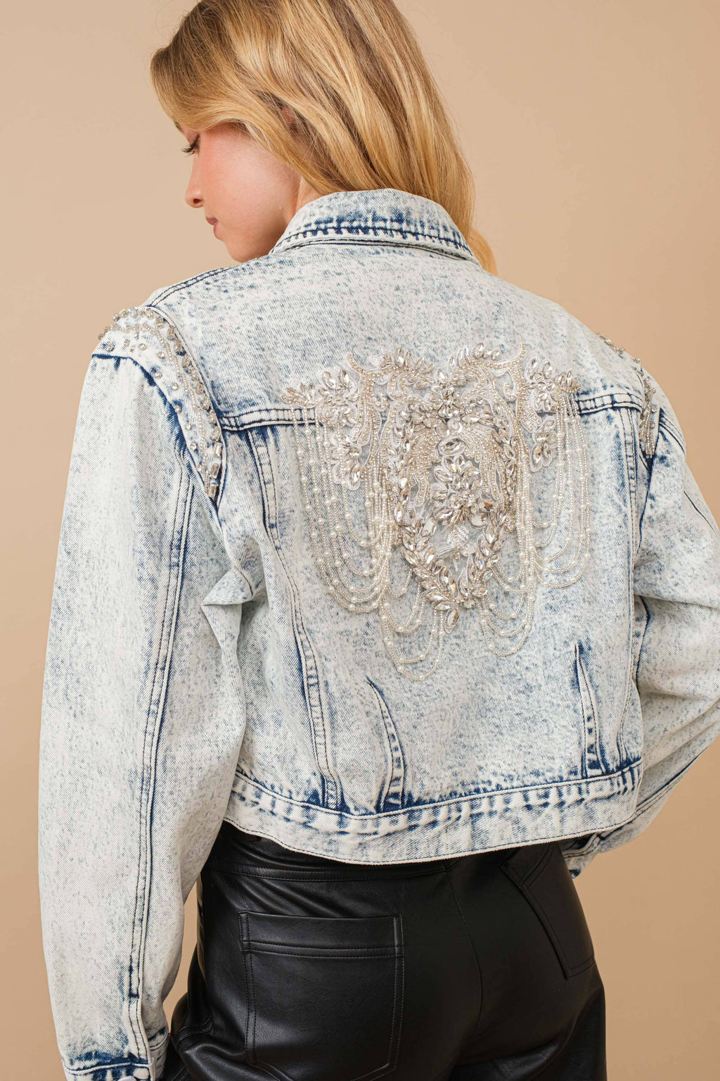 Starlet Beaded Denim Jacket