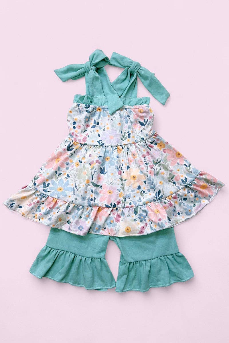 Petal Ruffle Tunic & Shorts Set