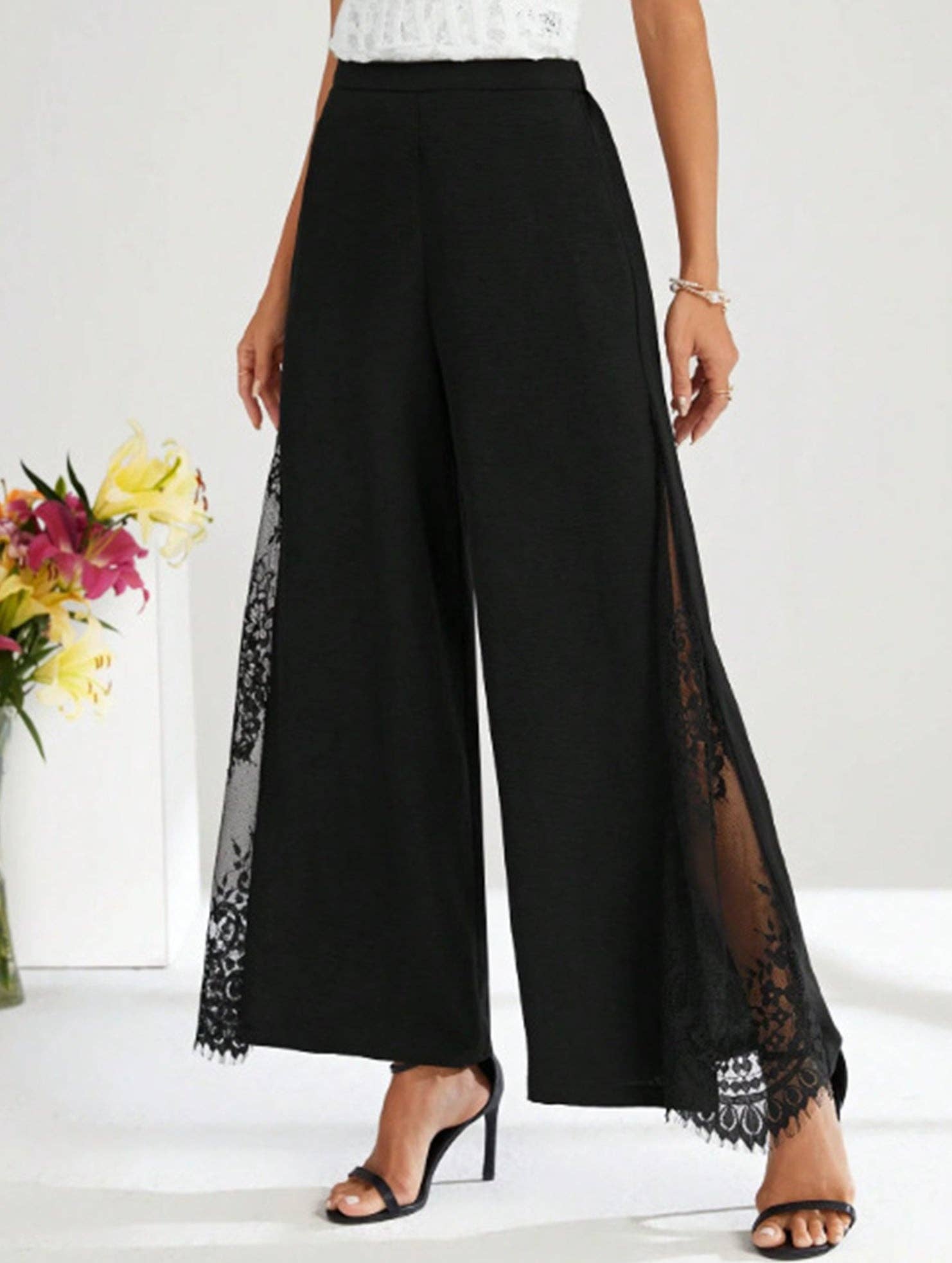 Midnight Lace Pants