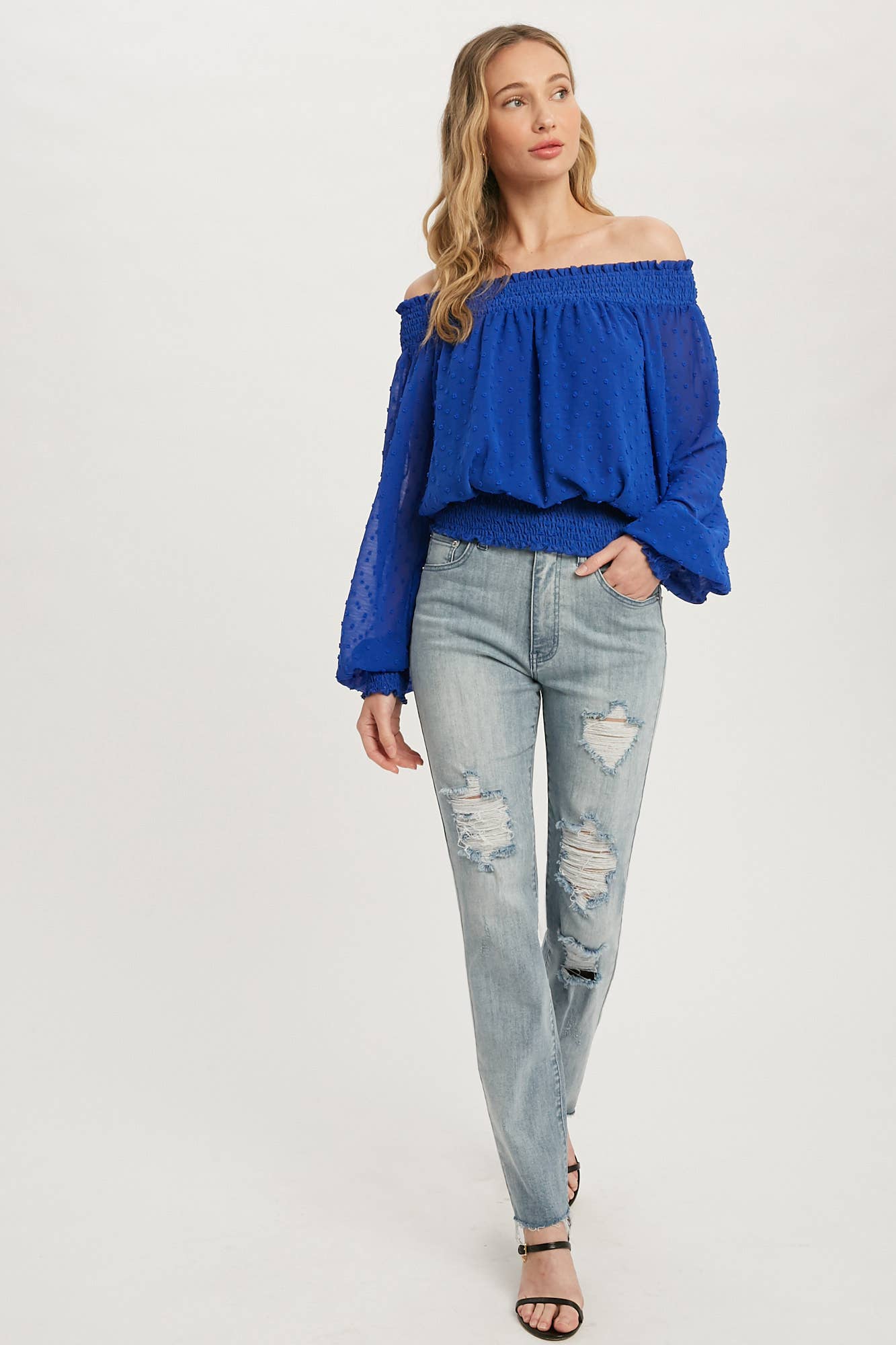 Distressed Straight Jean