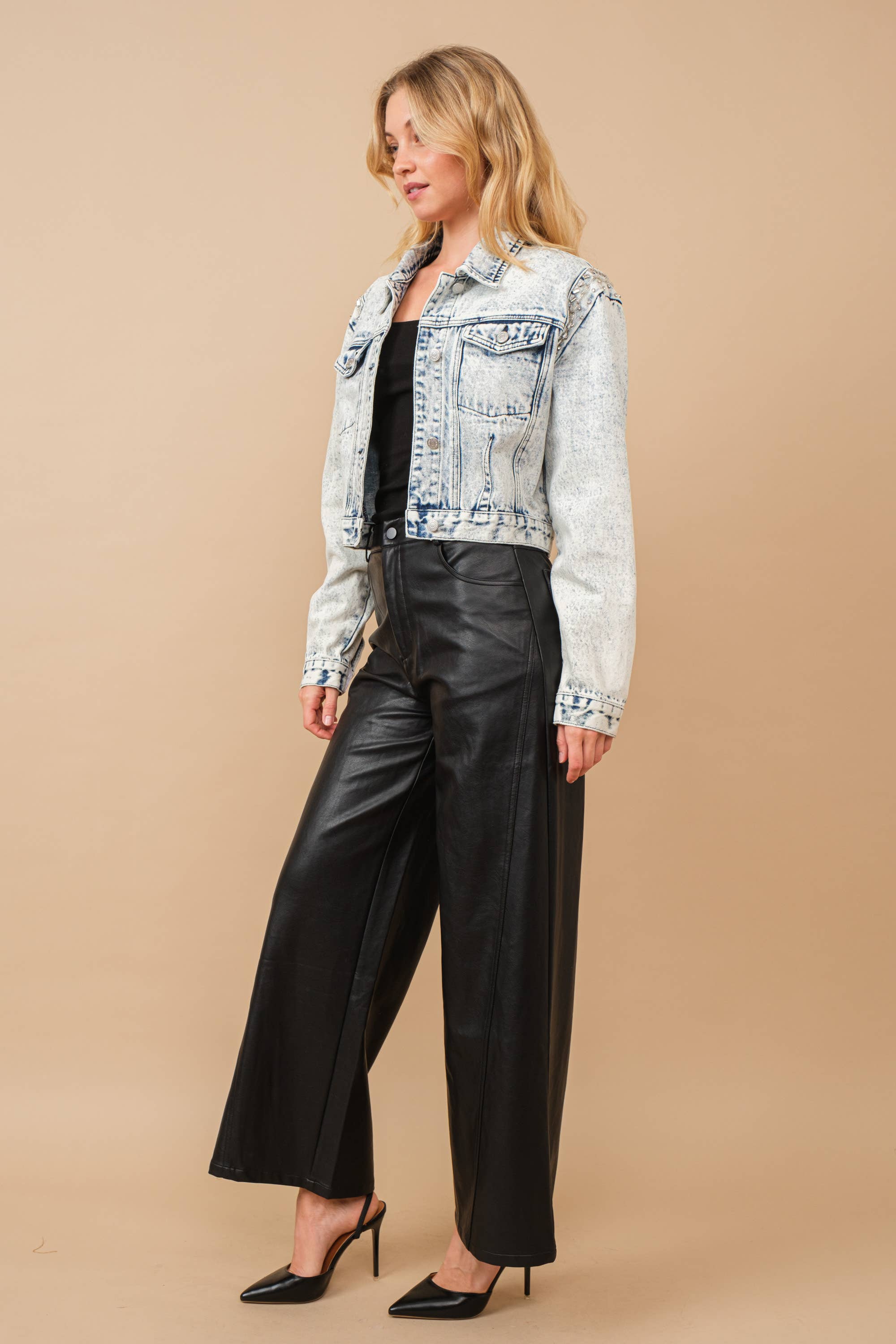Starlet Beaded Denim Jacket