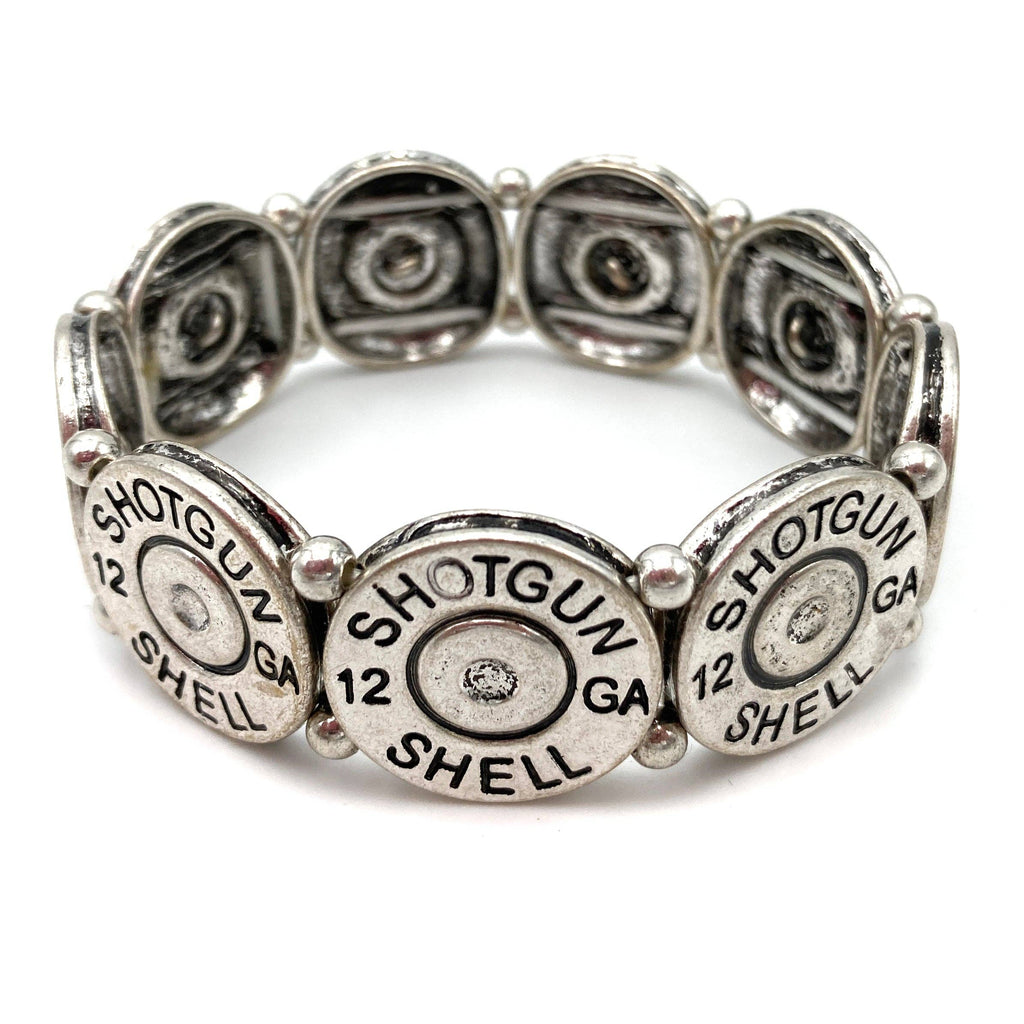 Frontier Shotgun Shell Bracelet - Silver