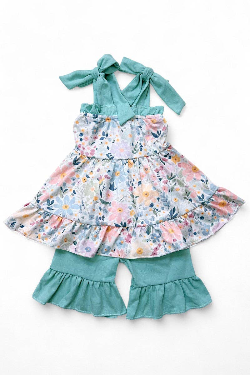 Petal Ruffle Tunic & Shorts Set
