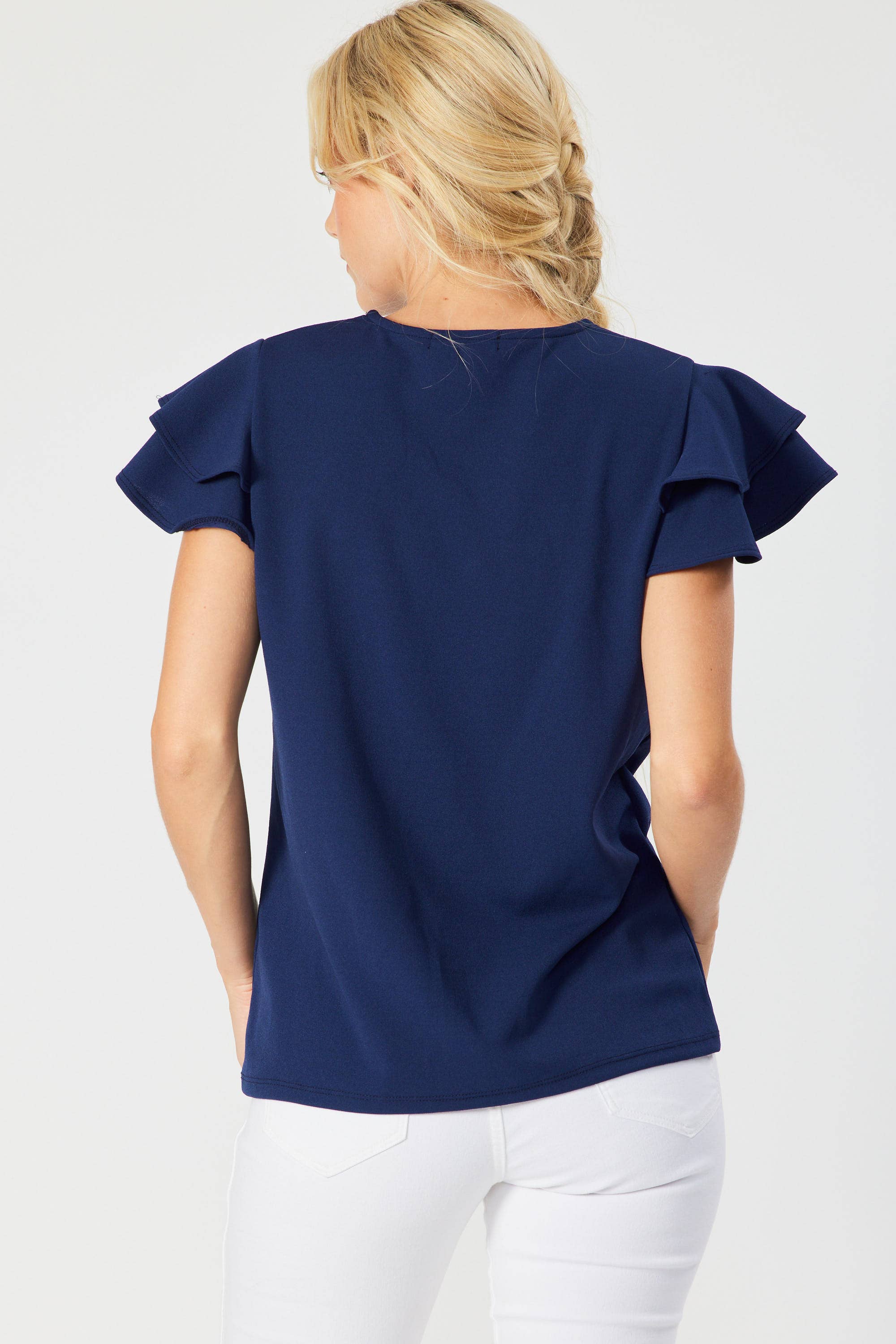 Celestine Flare Sleeve Knit Top