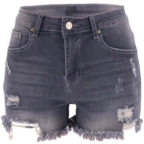 Ash High-Rise Shorts
