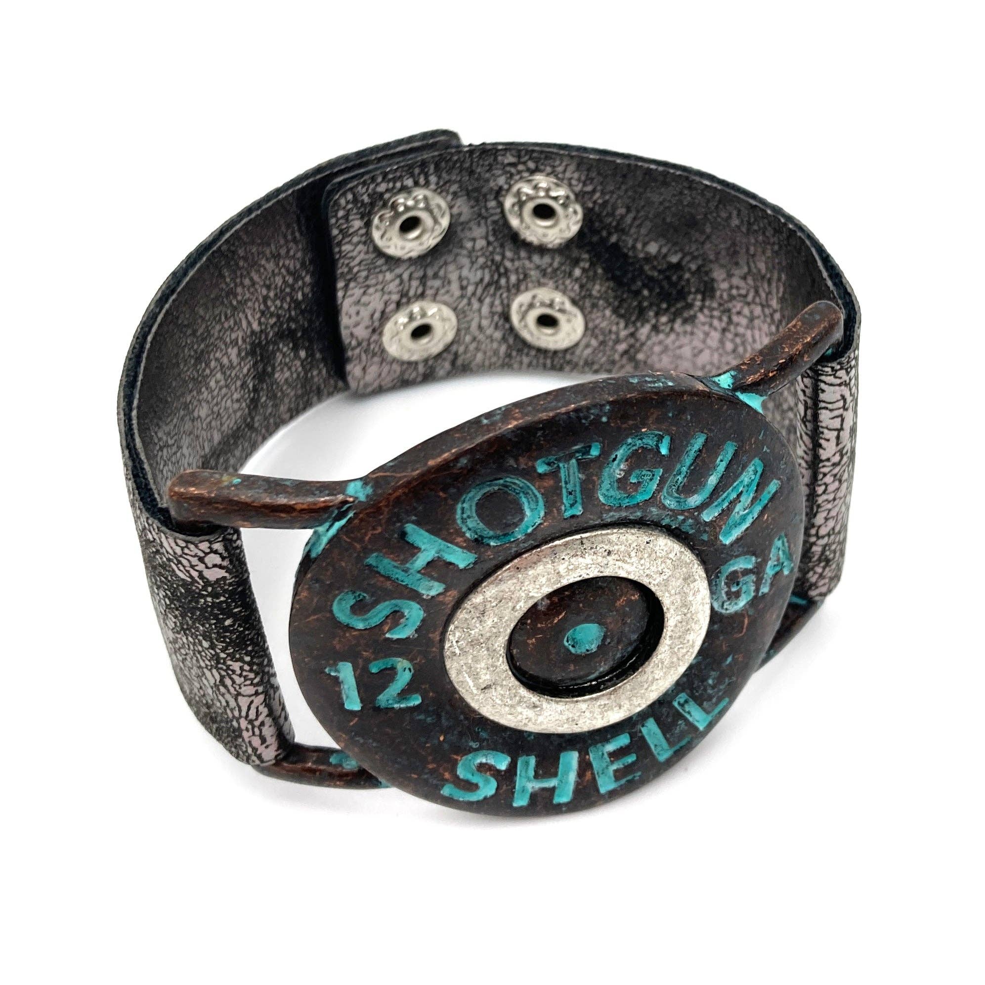 Outlaw Shotgun Shell Cuff - Patina
