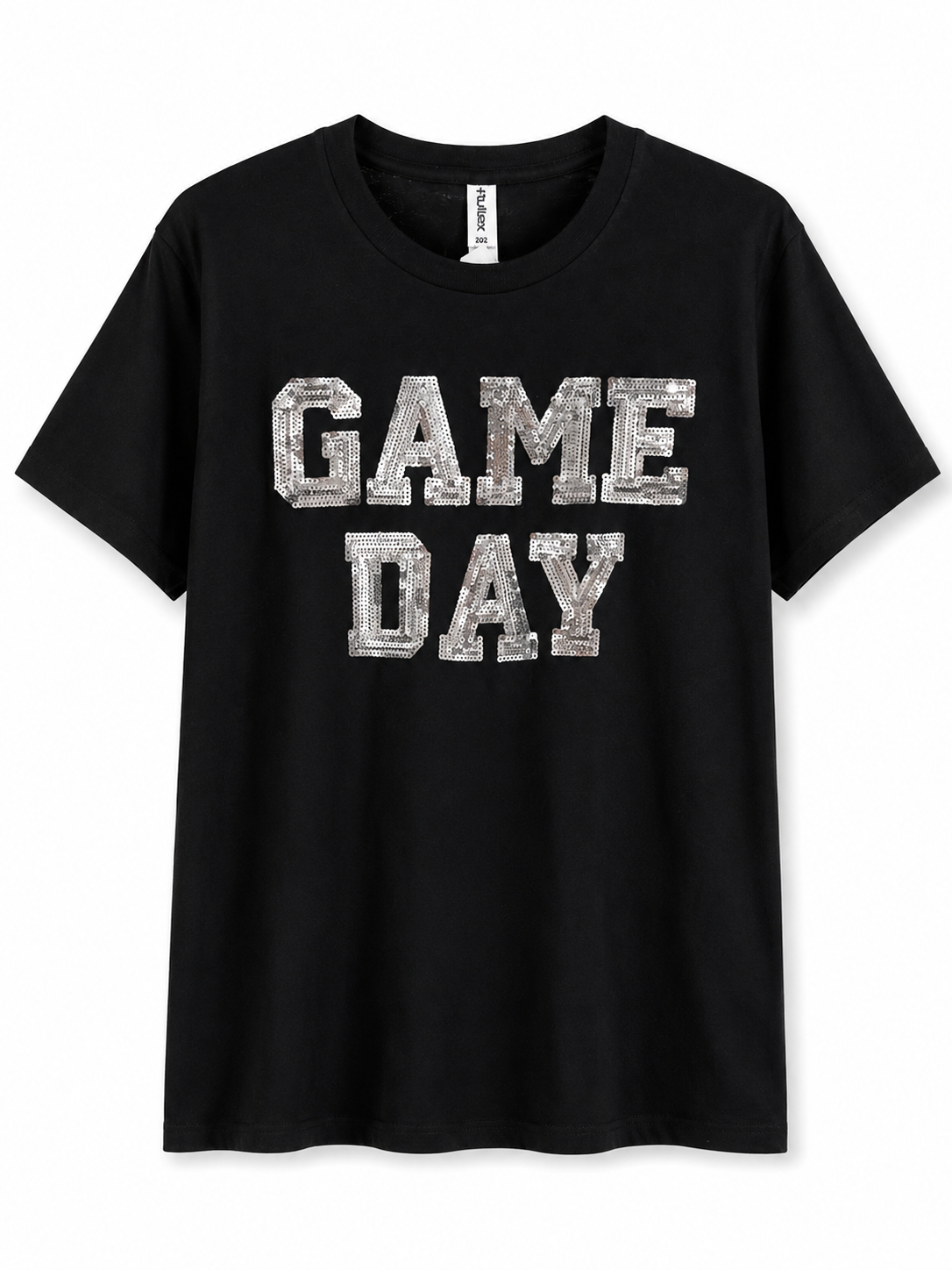 Sequin Game Day Graphic Tee
