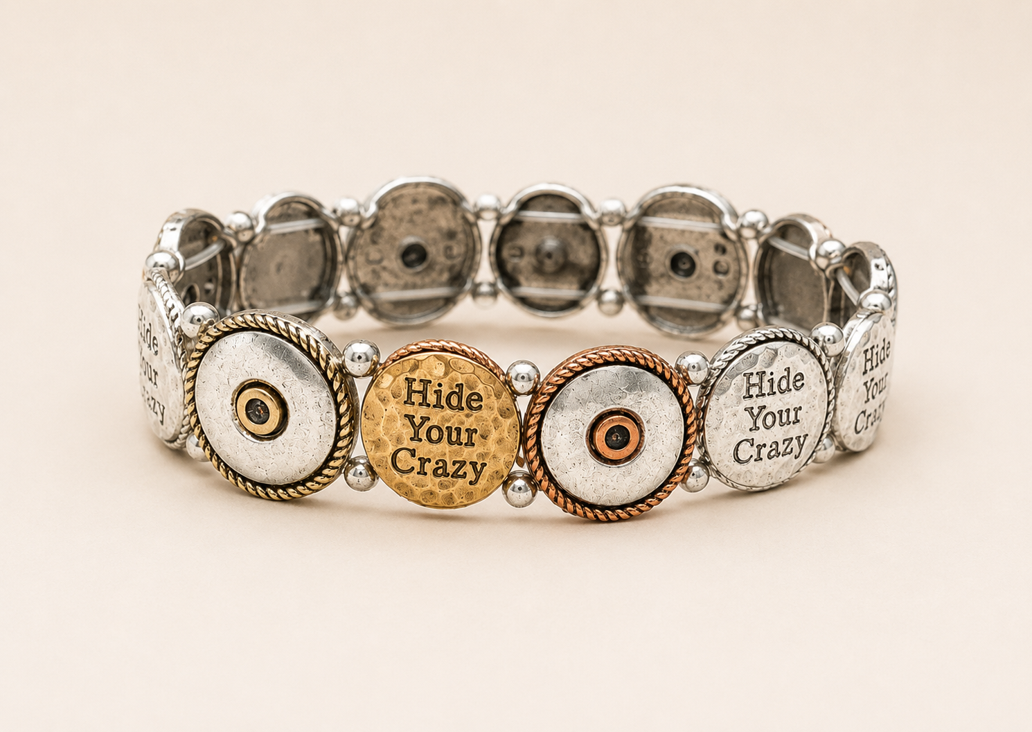 Wild Spirit Bullet Bracelet – Gold