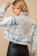 Starlet Beaded Denim Jacket