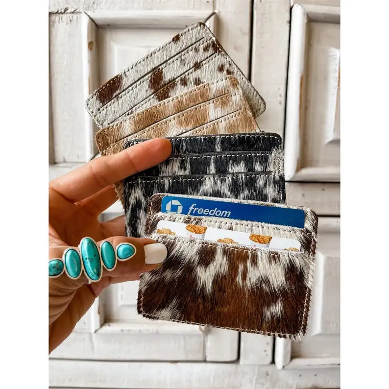 Dakota Cowhide Card Holder