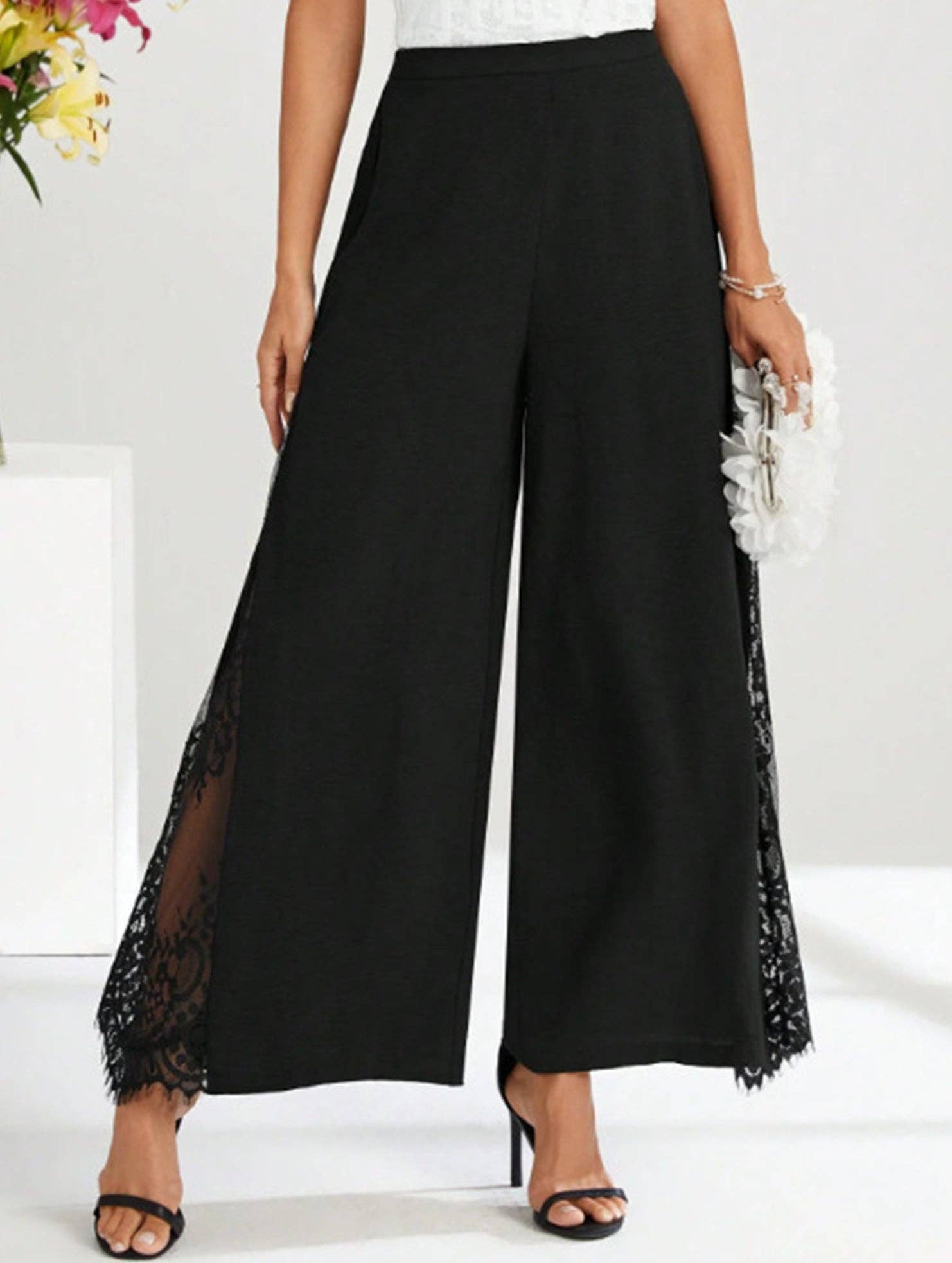 Midnight Lace Pants
