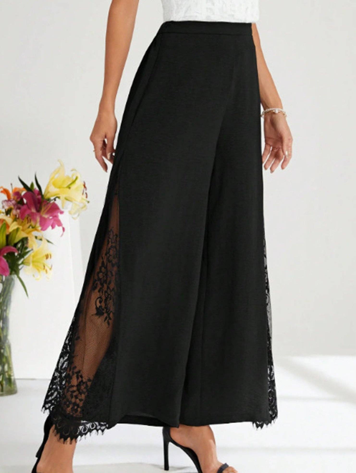 Midnight Lace Pants