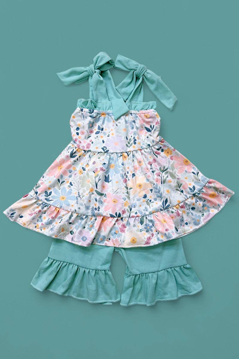 Petal Ruffle Tunic & Shorts Set