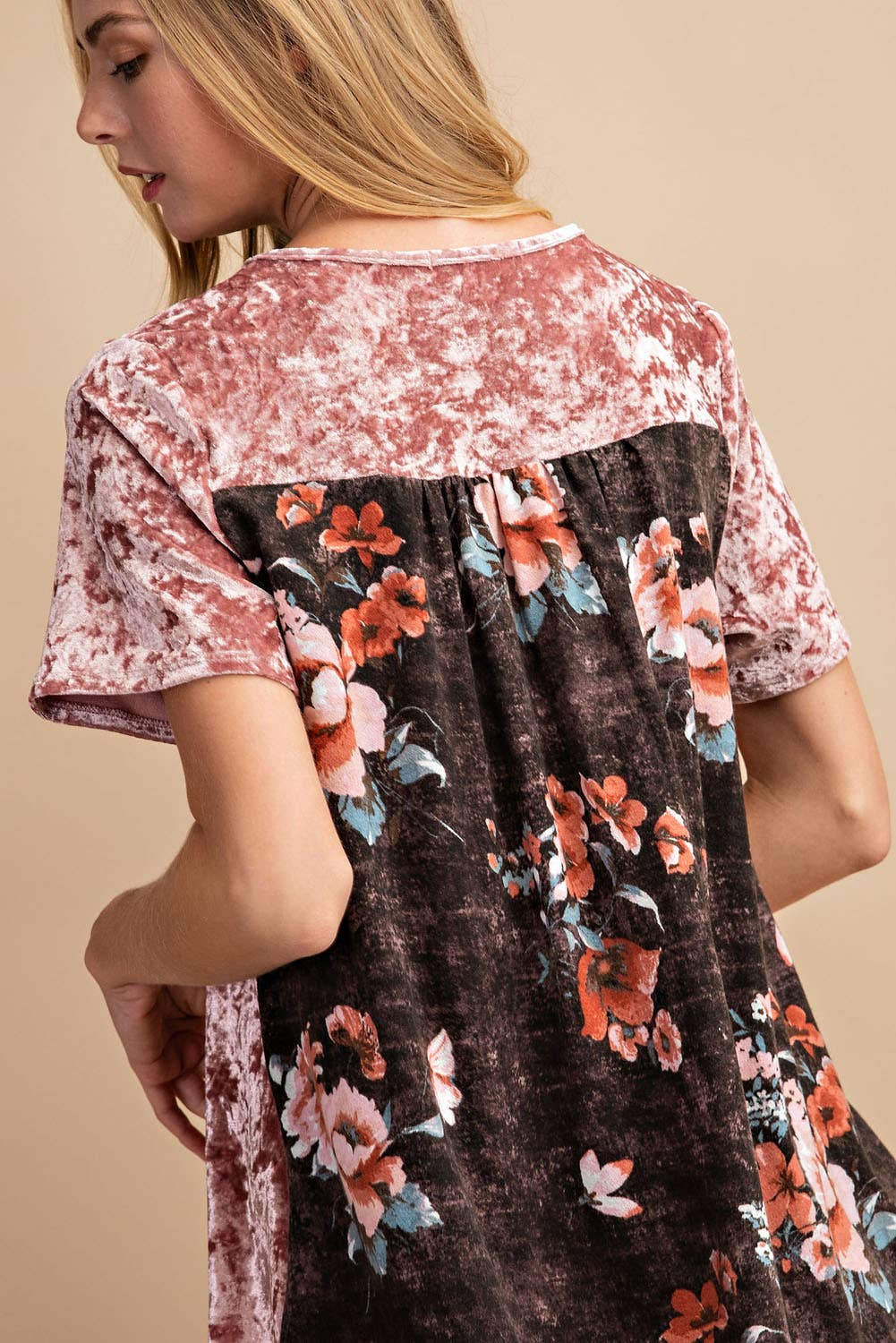 Velvet Garden Floral Top
