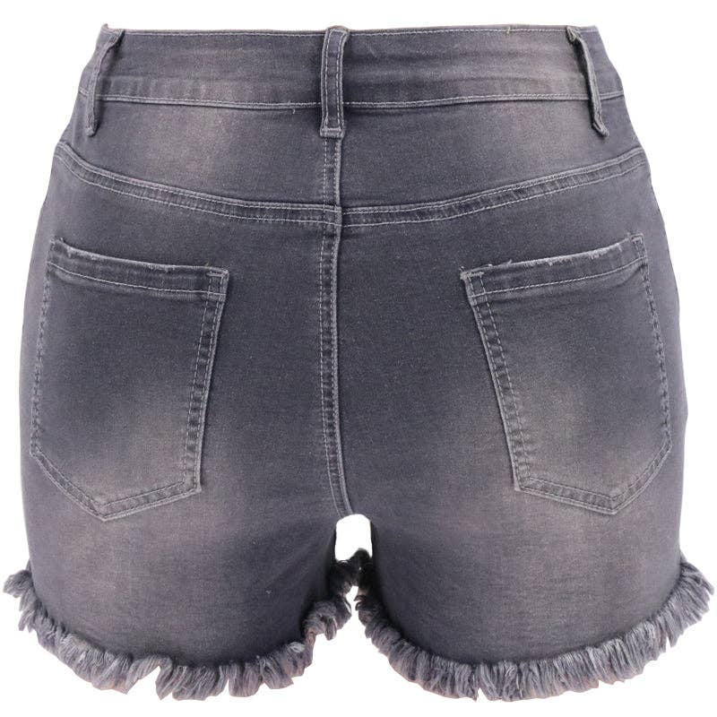 Ash High-Rise Shorts