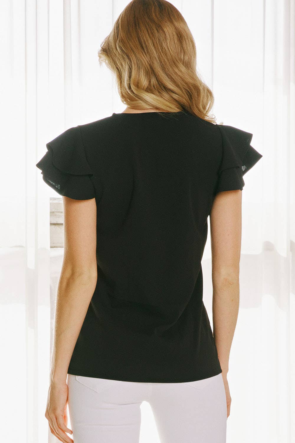 Celestine Flare Sleeve Knit Top