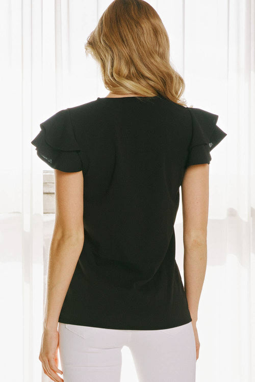 Celestine Flare Sleeve Knit Top