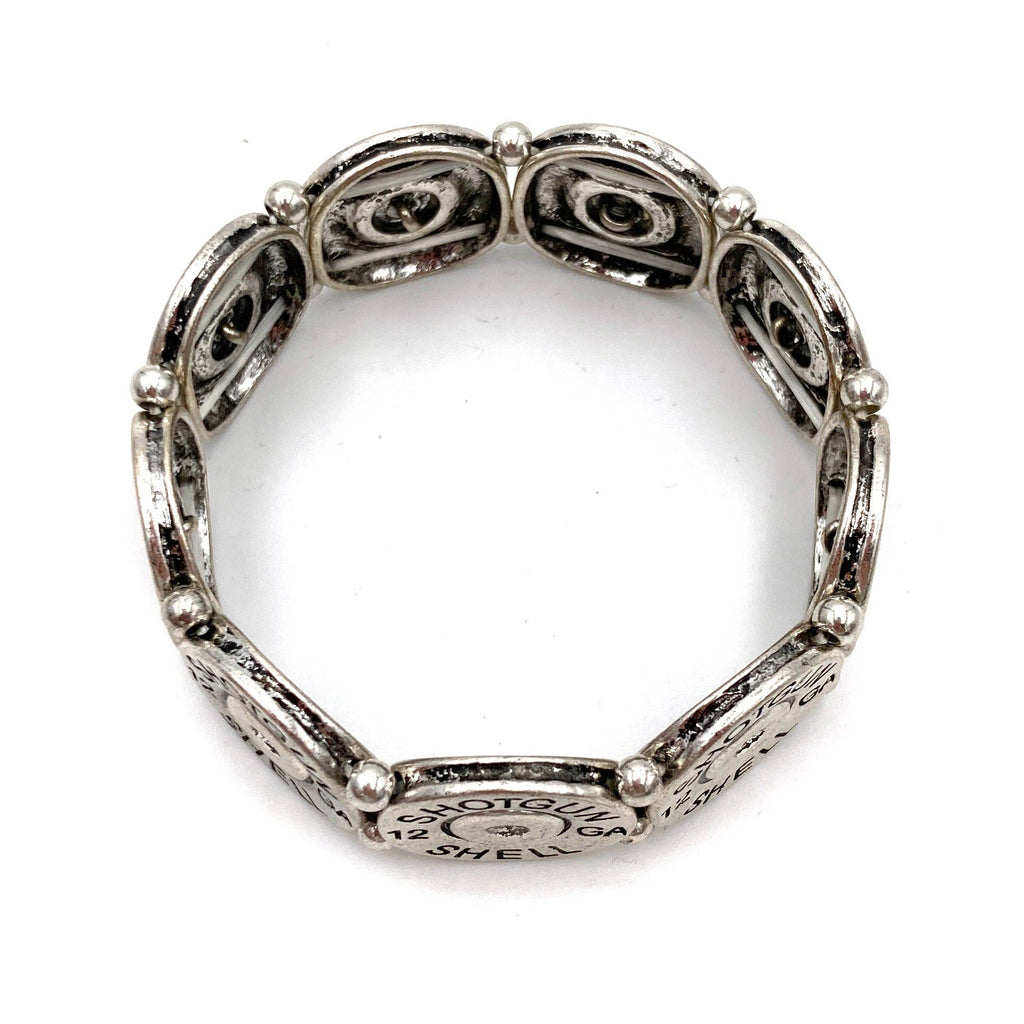 Frontier Shotgun Shell Bracelet - Silver
