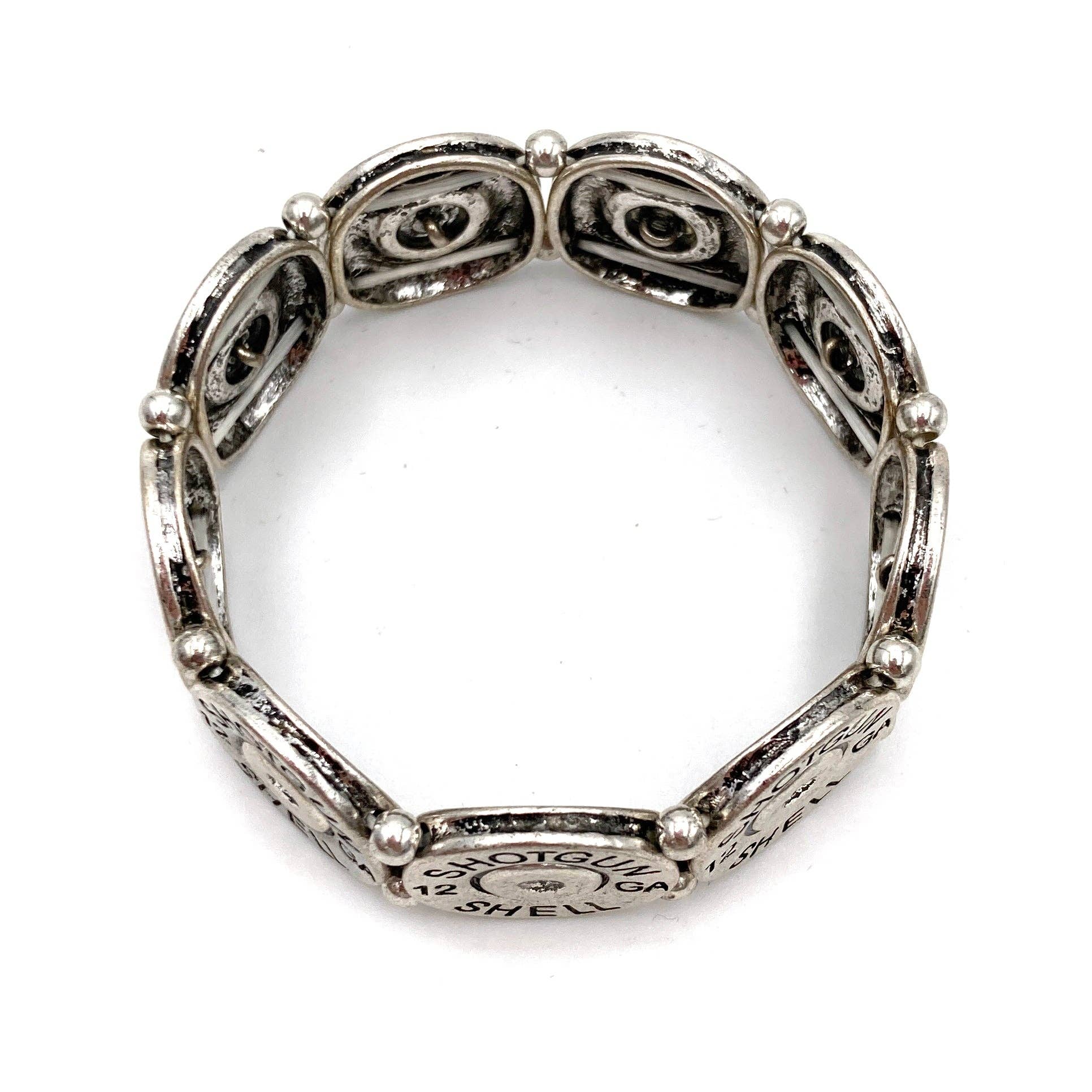 Frontier Shotgun Shell Bracelet - Silver